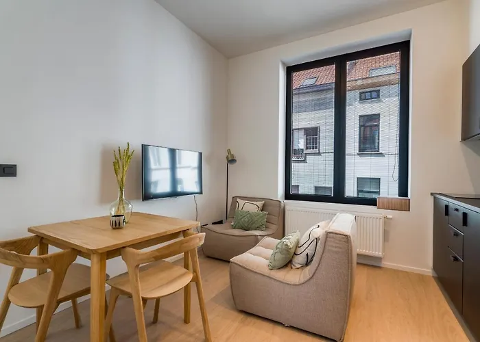 Design Nabij Station, Musea &centrum Апартаменты Гент